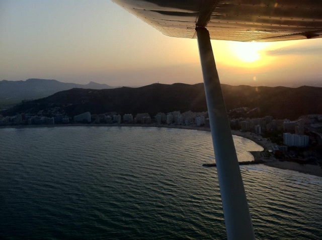 La playa desde el aire